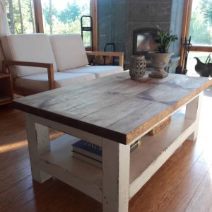 handmade rustic coffee table